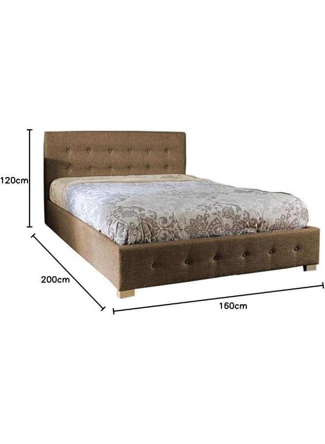 R2R FURNITURE Aliza Bed Frame With Mattress Queen Size - 160X200Cm  - Image 1