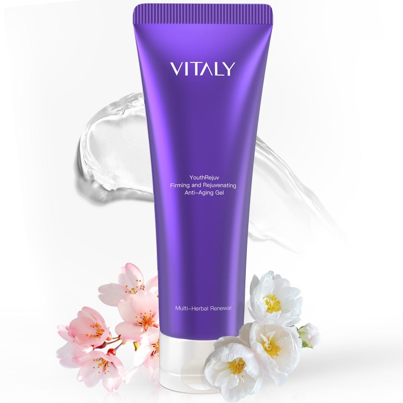 VITALY Conductive Gel for Microcurrent -Skin Care Hydrating- Cooling for Hair Removal - Microcurrent Gel for Face Massager and Use with Device 2.81 Fl Oz - Image 1