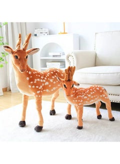Tickles Standing Deer Soft Stuffed Plush Animals Toy For Kids Birthday Gift (Size: 40 Cm; Color: Brown)  - Image 4