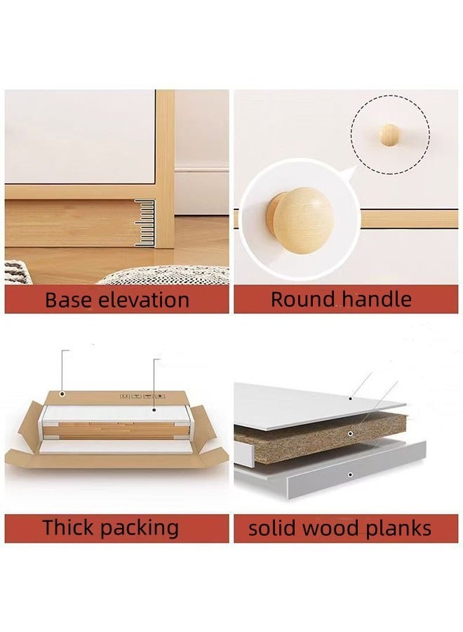 Generic TV Cabinet, Modern TV Stand, Universal TV Combination Cabinet , Simple TV Cabinet Stand, Morden TV Table with drawers, Background Storage Stand Table for Living Room(120*34*40cm) - Image 3