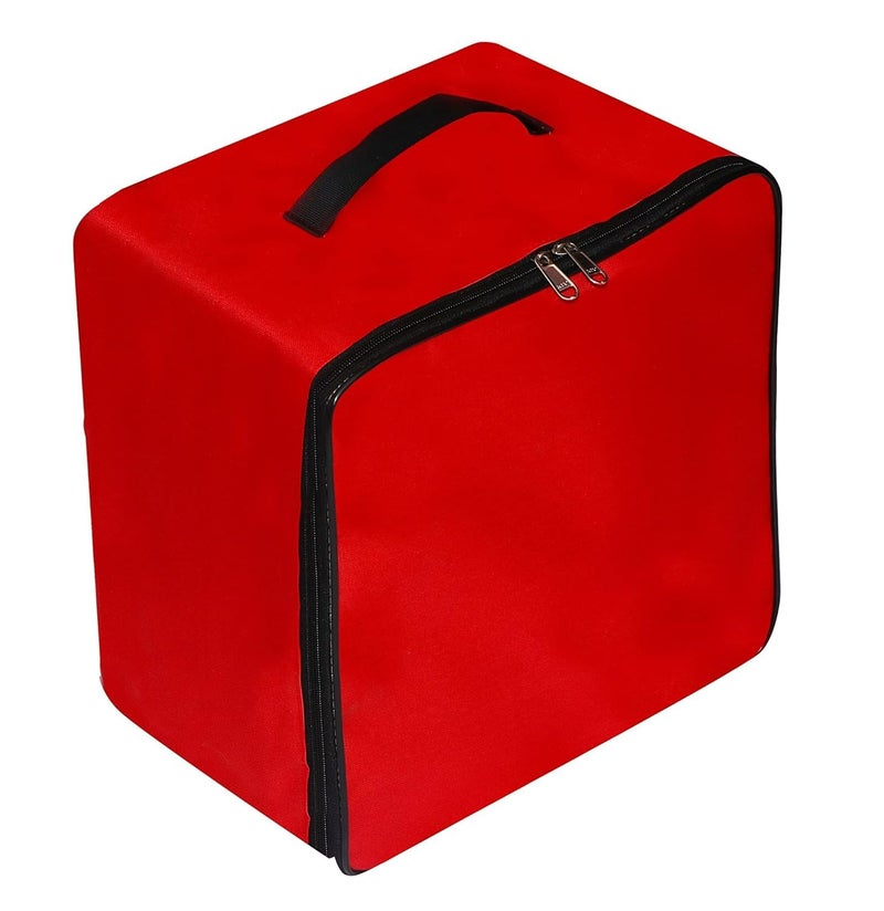 Oxbow Underbed Storage Box | Wardrobe Organizer for Storage | Portable Clothes Organizer for Wardrobe | Smart Cloth Organizer for Storage (Red, MINI-PACK OF 2-39x35x24 CM) - Image 2
