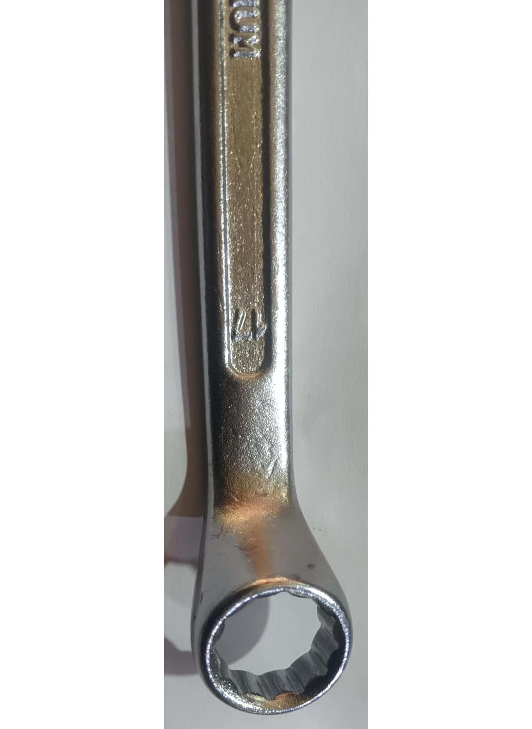Generic DoubleEnded Box Spanner Wrench 12Point ChromePlated Steel  - Image 2