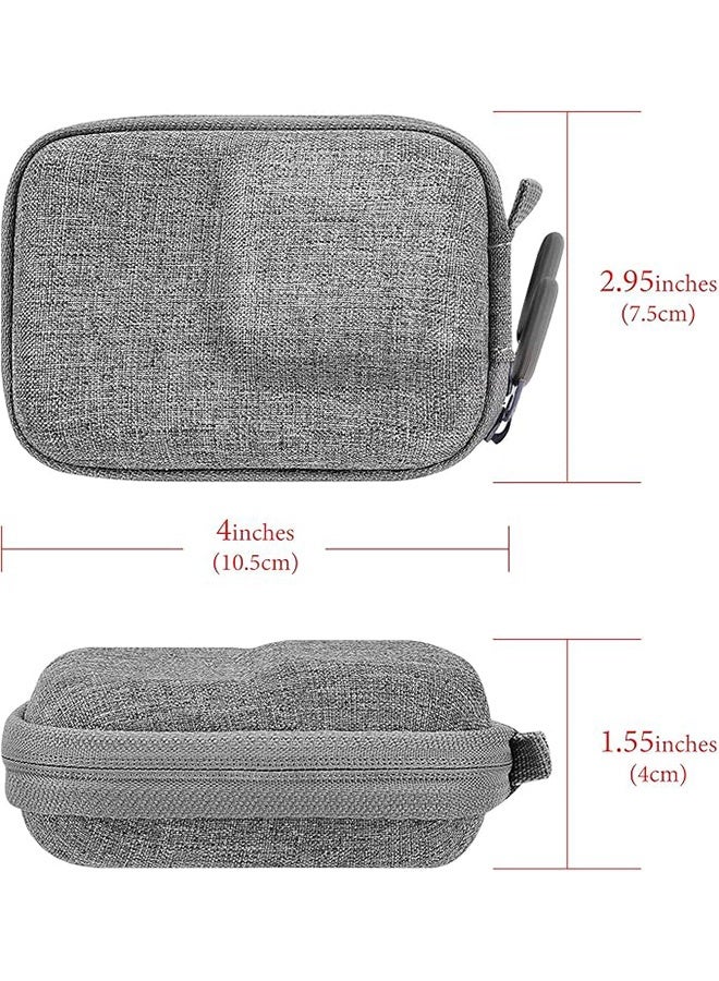Protective Carrying Case for DJI Osmo Action 6, Lightweight & Durable, Portable Compact Storage Bag Compatible with DJI Osmo Action 6 Protective Case, Storage Case with Wrist Strap, Camera Accessories (Grey) - Image 2