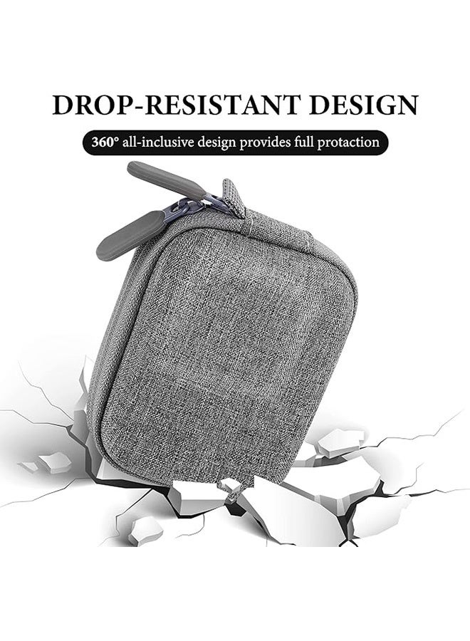 Protective Carrying Case for DJI Osmo Action 6, Lightweight & Durable, Portable Compact Storage Bag Compatible with DJI Osmo Action 6 Protective Case, Storage Case with Wrist Strap, Camera Accessories (Grey) - Image 4
