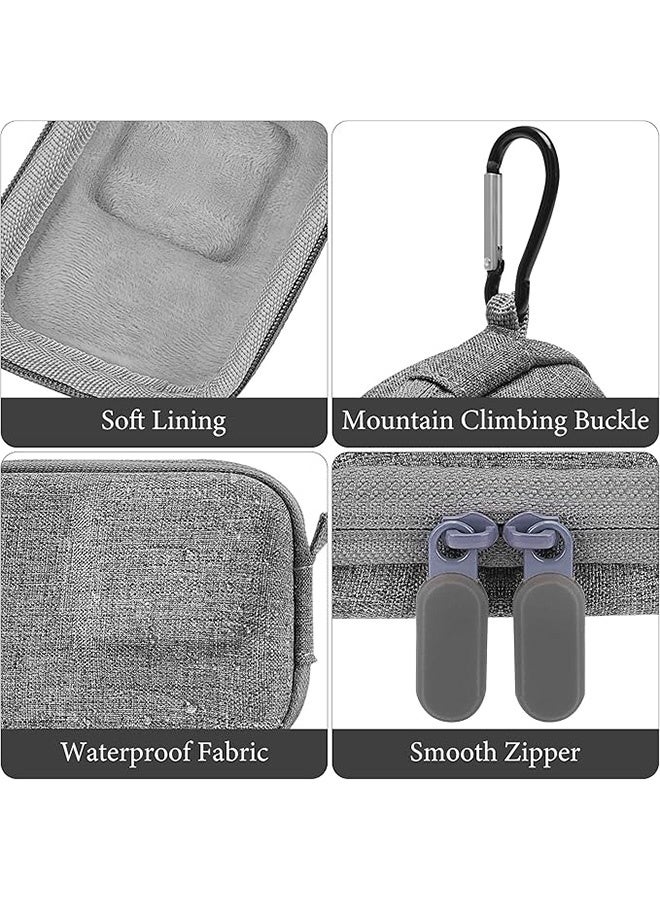 Protective Carrying Case for DJI Osmo Action 6, Lightweight & Durable, Portable Compact Storage Bag Compatible with DJI Osmo Action 6 Protective Case, Storage Case with Wrist Strap, Camera Accessories (Grey) - Image 3