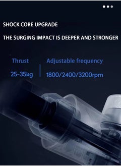 EqiEch Deep Tissue Portable Massage Gun 6 Massage Heads Set With Bag  - Image 5