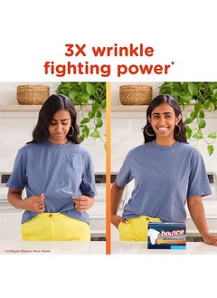 Bounce WrinkleGuard Mega Fabric Softener Dryer Sheets, Wrinkle Release with Outdoor Fresh Scent, 130 ct  - Image 3