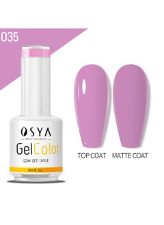 OSYA gel Nail Polish Collection Soak Off UV&LED CANNI OUTPUT Gel polish 15ml (035)  - Image 1