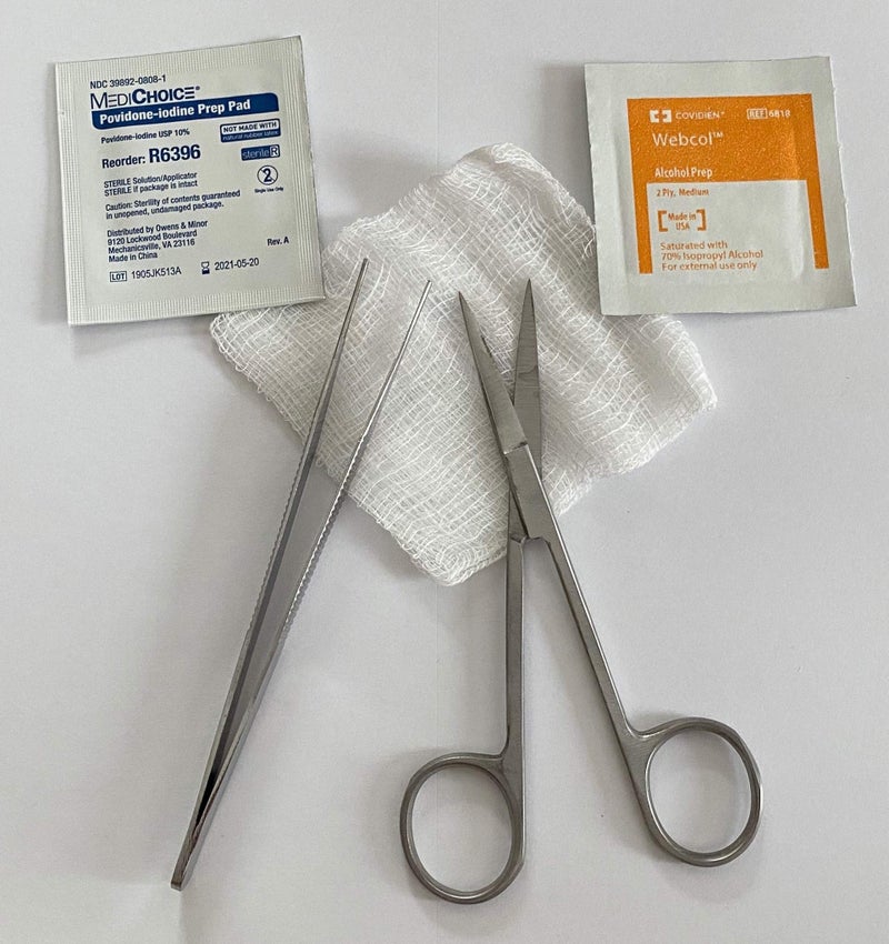 McKesson Performance Plus Suture Removal Kit WFlrGrade Instrument Sterilelatexfree Model 255723