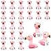 Gejoy 25 Pcs Mini Rubber Flamingo Toys Positive Gifts Mini Flamingos Decorations and Encouragement Birthday Motivational Gifts for Colleague Staff Teacher - Image 3