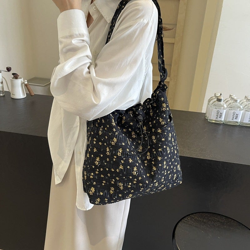 2024 Fresh Style Floral Bag Summer High-End Niche Women'S Bag New Large Capacity Shoulder Crossbody Bag - Image 3