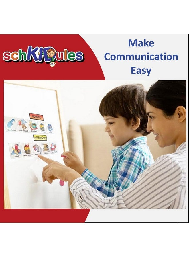 SchKIDules 153 pc Daily Visual Schedule Magnets for Kids-Create Healthy Routines, Reminders, Kids Calendars, Chore Charts & Behavioral Supports for Kids who Thrive on visuals, Type A Toddlers, Autism & ADHD - Image 4