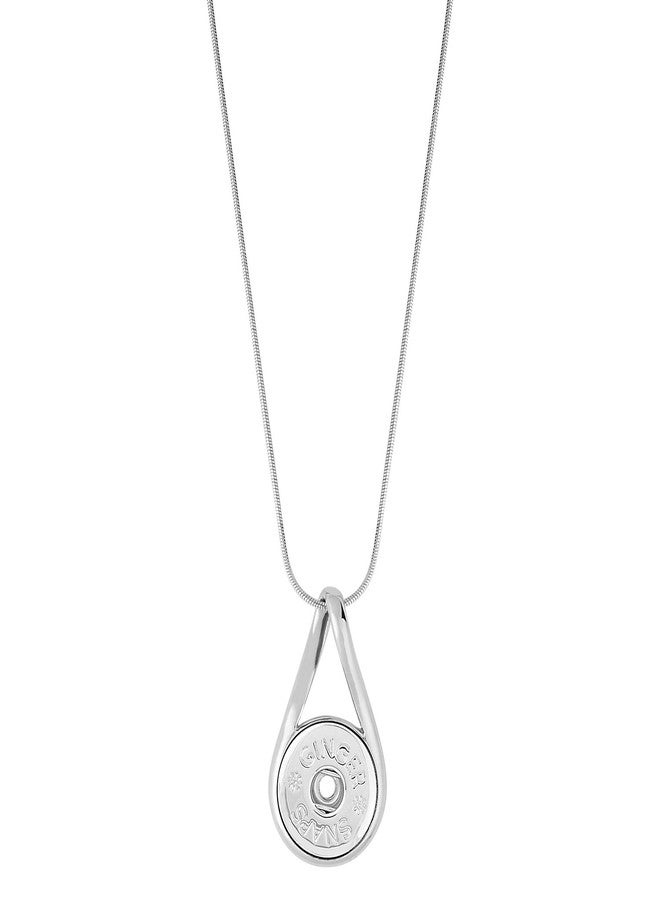 Ginger Snaps Infinity Necklace SN92-56 Interchangeable Jewelry Snap Accessory - Image 1