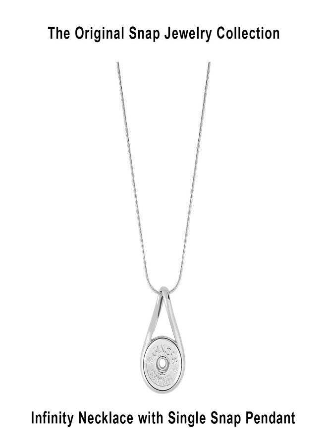 Ginger Snaps Infinity Necklace SN92-56 Interchangeable Jewelry Snap Accessory - Image 4
