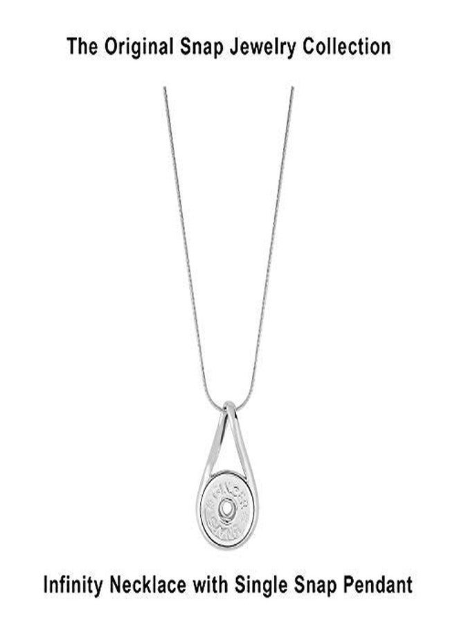 Ginger Snaps Infinity Necklace SN92-56 Interchangeable Jewelry Snap Accessory - Image 2