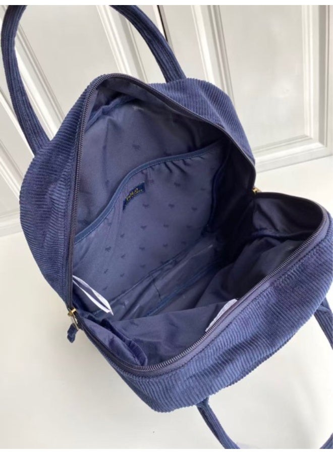 RL Outdoor sport embroidery corduroy large-capacity trendy backpack for dual-shoulder carrying - Image 4