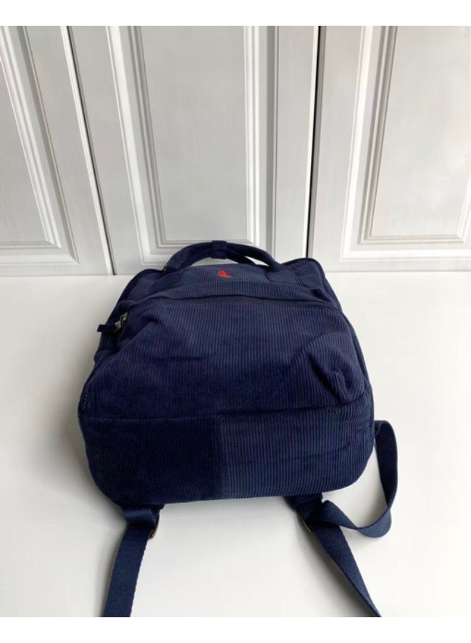 RL Outdoor sport embroidery corduroy large-capacity trendy backpack for dual-shoulder carrying - Image 5