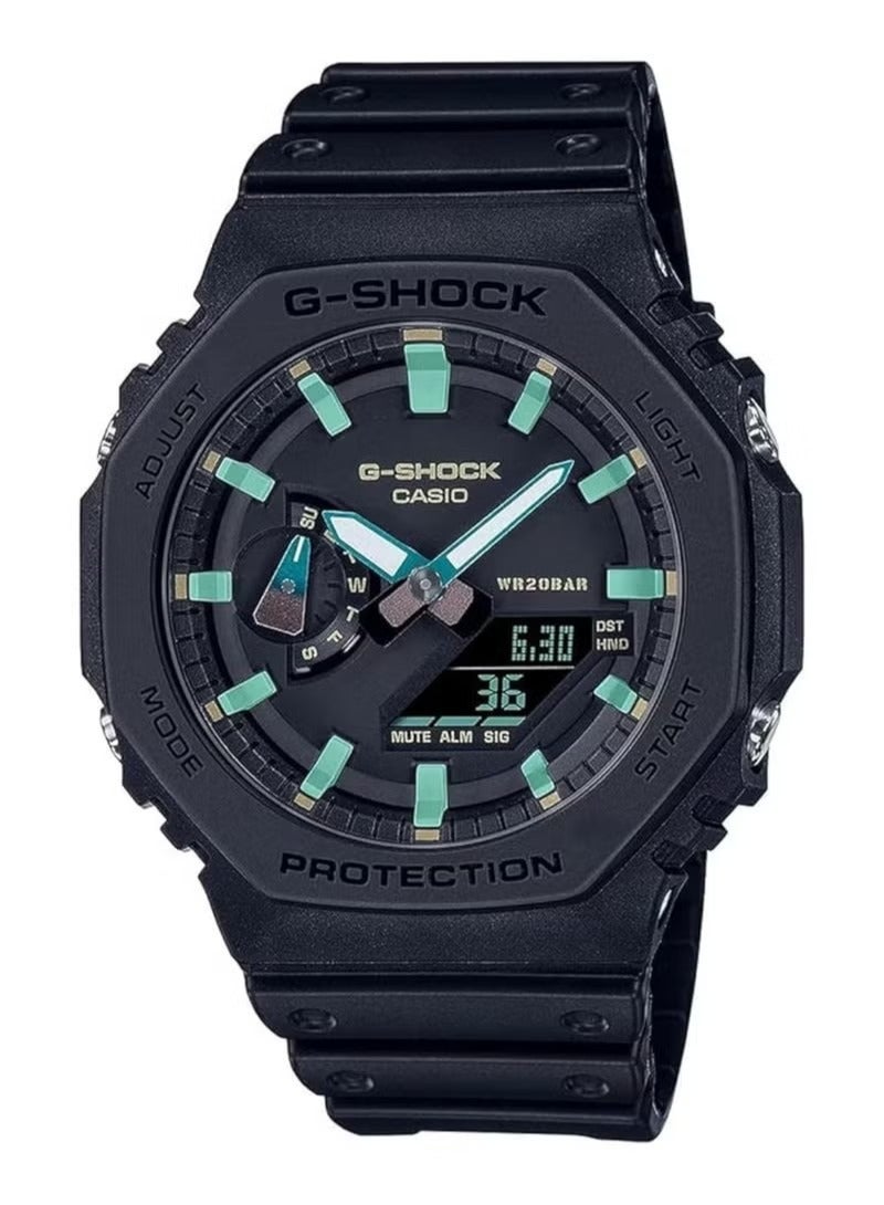 G-SHOCK ساعة يد رجالية مقاومة للماء تناظرية/رقمية GA-2100RC-1ADR - Image 1