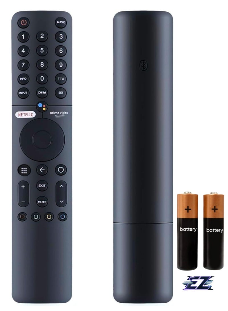 ELTRAZONE Remote Control for Xiaomi TV P1 P1E Q1 Q1E with Bluetooth and Voice Control Compatible with Mi TV P1/P1E/Q1/Q1E with battery - Image 1
