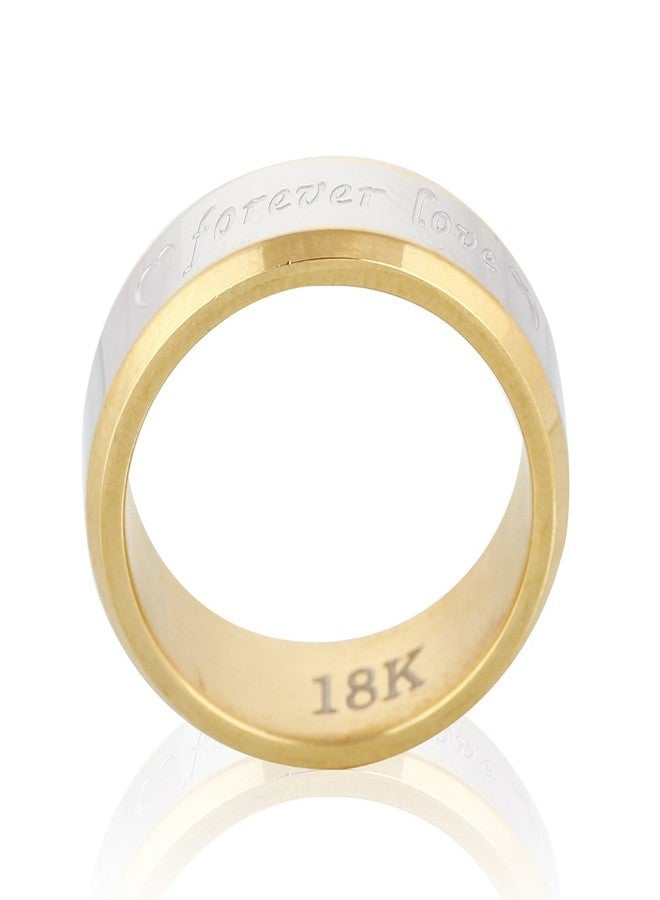 Aaishwarya 18K Plated Forever Love Couple Rings for Women/Girls & Men/Boys - Image 3