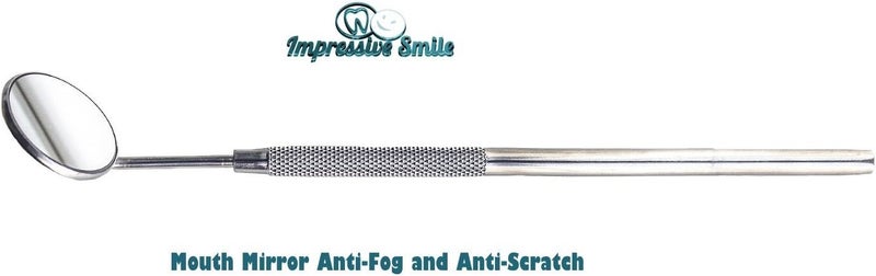 Impressive Smile 1 Dentist Tools Kit  A Grade Stainless Steel Dental Hygiene Set Tarter Remover Dental Pick Dental Scraper Mouth Mirror and Free Protective Case - Image 2