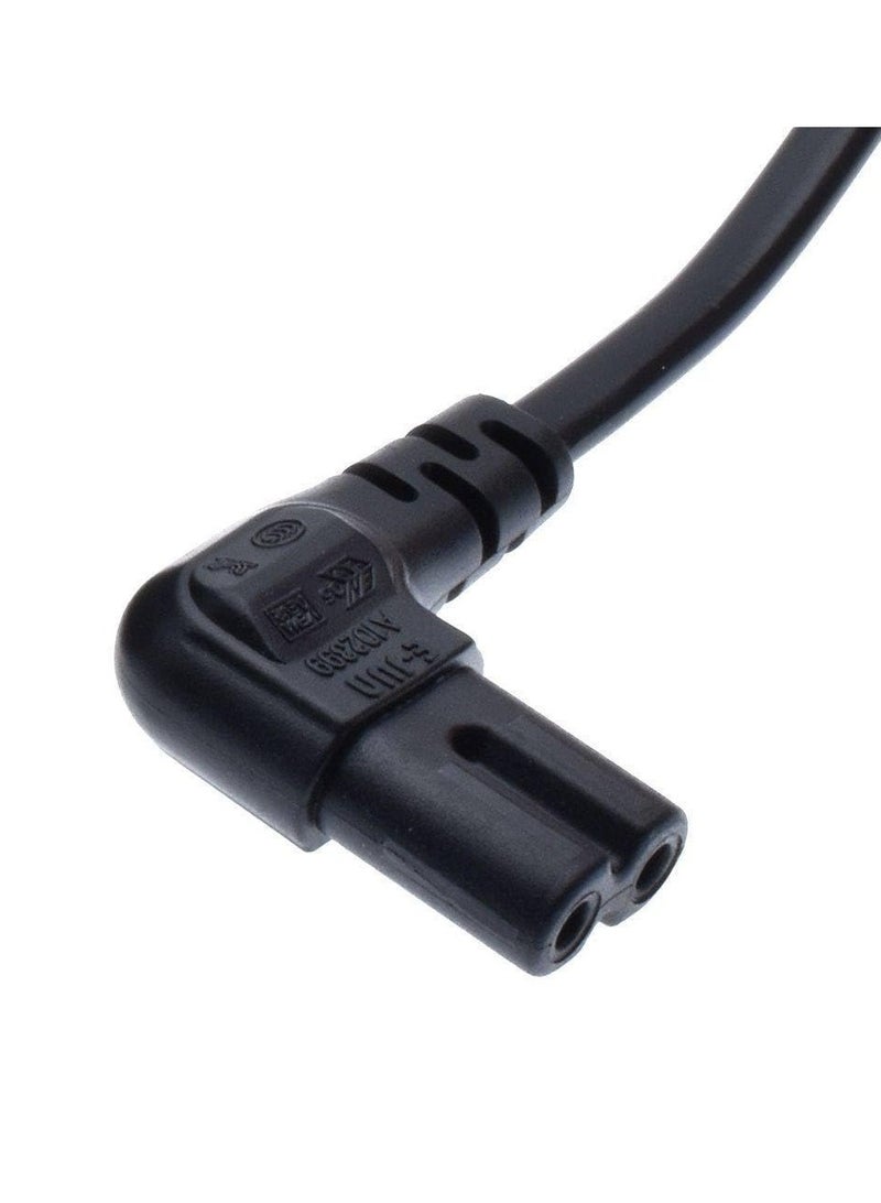 Cord Cable Lead for TV Printers Cameras PS4 PS3 PS5 C7 Right Angled UK AC Power  - Image 3
