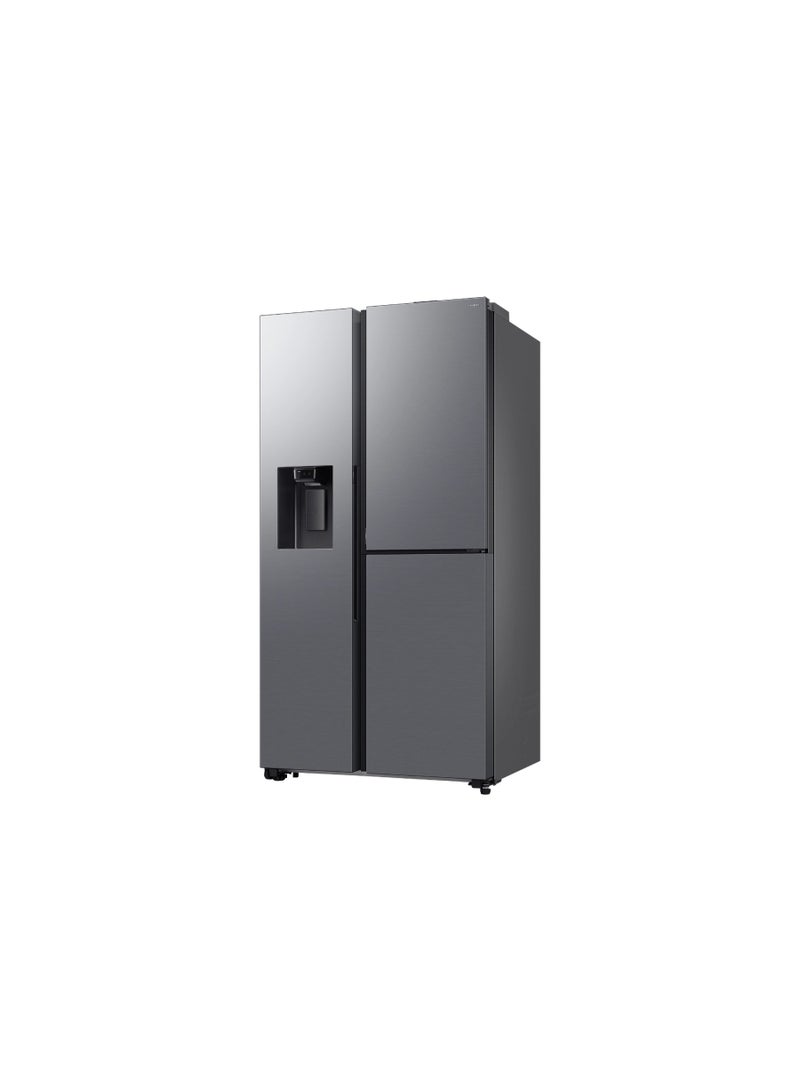 سامسونج 21.5 cu.ft, Refrigerator, RS80F65GDT silver - Image 2
