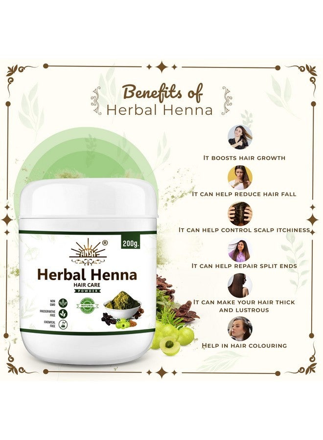 Ansh Herbal Henna Powder For Hair Colour And Growth (200 Gm) - Image 5