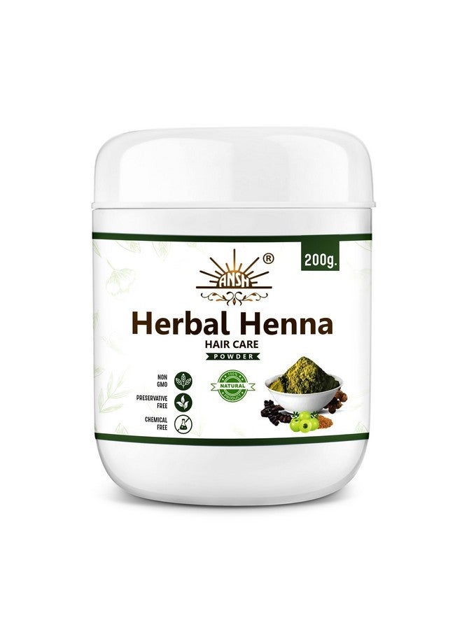 Ansh Herbal Henna Powder For Hair Colour And Growth (200 Gm) - Image 1