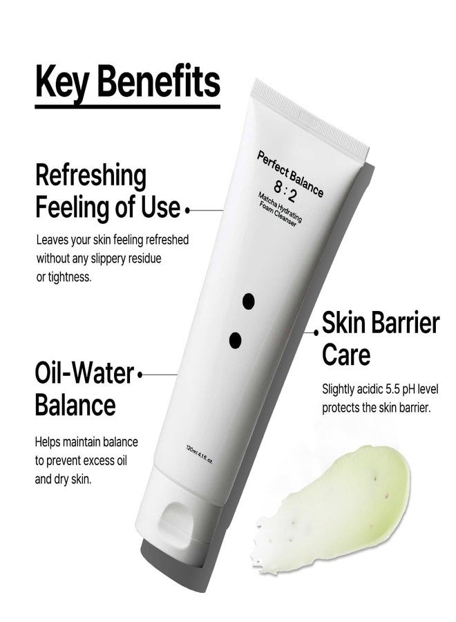 B.LAB B_LAB Matcha Hydrating Foam Cleanser 120ml - Image 3