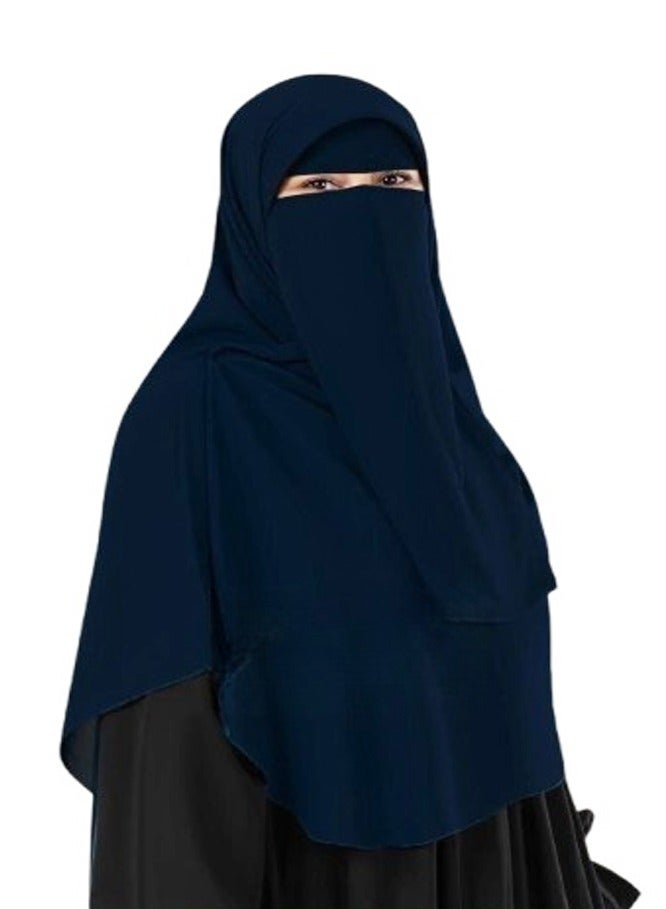 Risala 3-piece Malaysian niqab - high-quality Saudi chiffon - Image 1