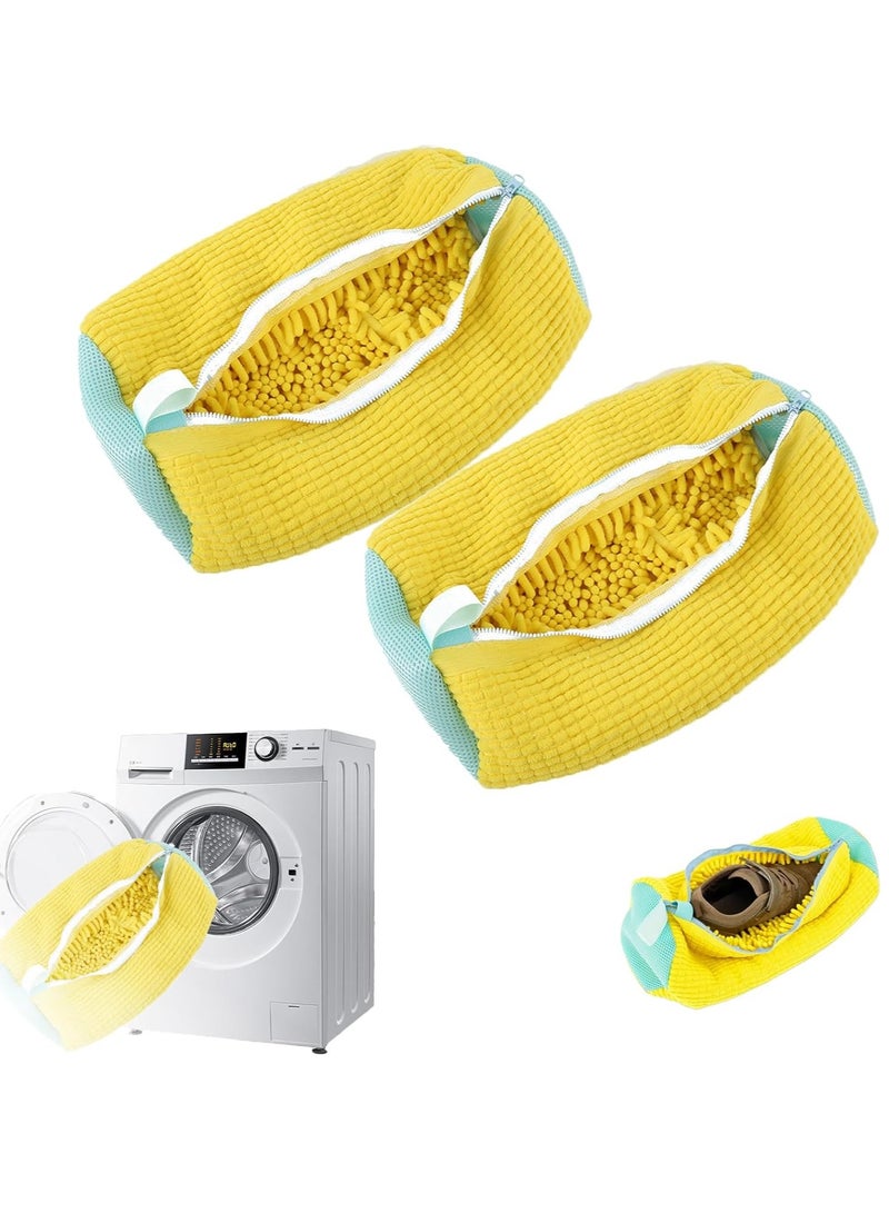 Relex Shoe Wash Bag, Self Cleaning Shoes, Sneaker Multi Protection Laundry Net, Zip Shoes, Laundry Bag, Laundry Bag, Multi Protection, Mesh Shoe Bag, Washing Machine, Shoe Washing Bag  - Image 1