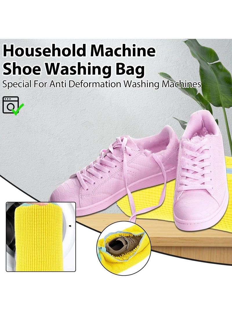 Relex Shoe Wash Bag, Self Cleaning Shoes, Sneaker Multi Protection Laundry Net, Zip Shoes, Laundry Bag, Laundry Bag, Multi Protection, Mesh Shoe Bag, Washing Machine, Shoe Washing Bag  - Image 3
