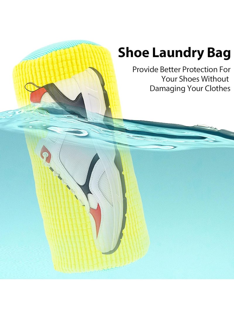 Relex Shoe Wash Bag, Self Cleaning Shoes, Sneaker Multi Protection Laundry Net, Zip Shoes, Laundry Bag, Laundry Bag, Multi Protection, Mesh Shoe Bag, Washing Machine, Shoe Washing Bag  - Image 5