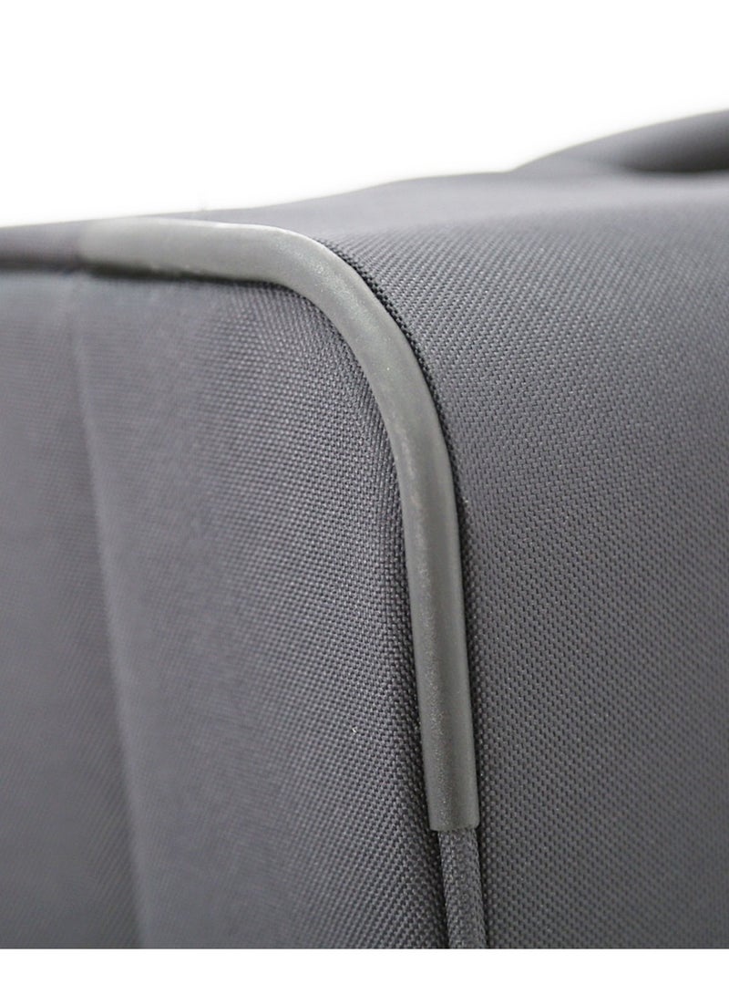 DILIXI Softside Luggage Trolley Bag 3 Pieces Set,Grey (S-20",M-24",L-28") - Image 5