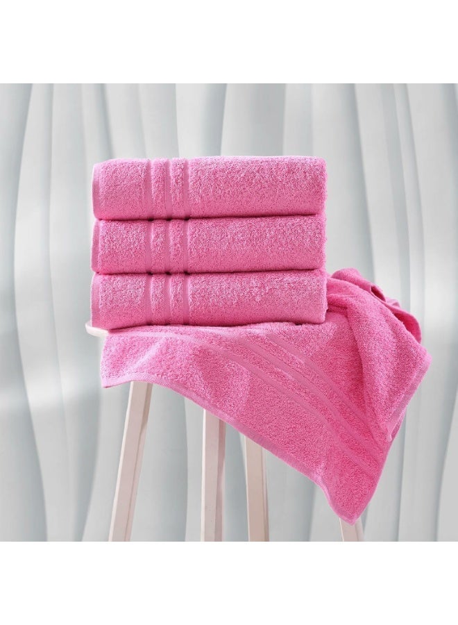 TM Home Luxury Pink Bath Towel – 100% Natural Cotton, Hotel-Grade Quality, - Image 4