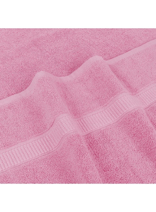 TM Home Luxury Pink Bath Towel – 100% Natural Cotton, Hotel-Grade Quality, - Image 5