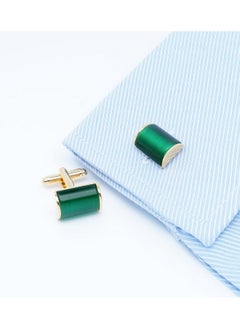 Rectangle Green Cat Eye Cufflinks For Men Natural Opal Stone Cuff Links With Gift Box Wedding Business Gift For Men (Golden Cat Eye) - pzsku/Z634BECCEEF2651FD4273Z/45/_/1735816754/af64ca72-27ec-4f85-b777-54aceaa71db8