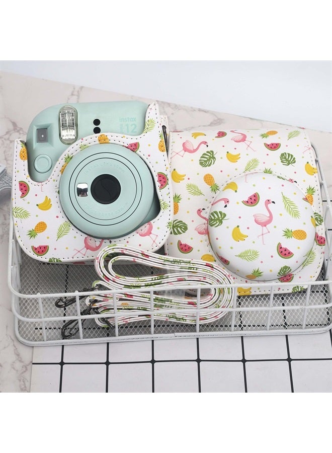 Frankmate Protective Case Compatible with Fujifilm Instax Mini 12 11 9 8 Instant Film Camera with Accessory Pocket and Adjustable Strap - Image 5
