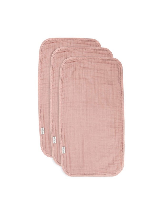 Natemia Bamboo Muslin Baby Burp Cloths ; Large 21”X11” Size ; Super Absorbent And Ultra Soft Bamboo Washcloths ; 6Layer Design ; 3Piece Gift Set - Image 2