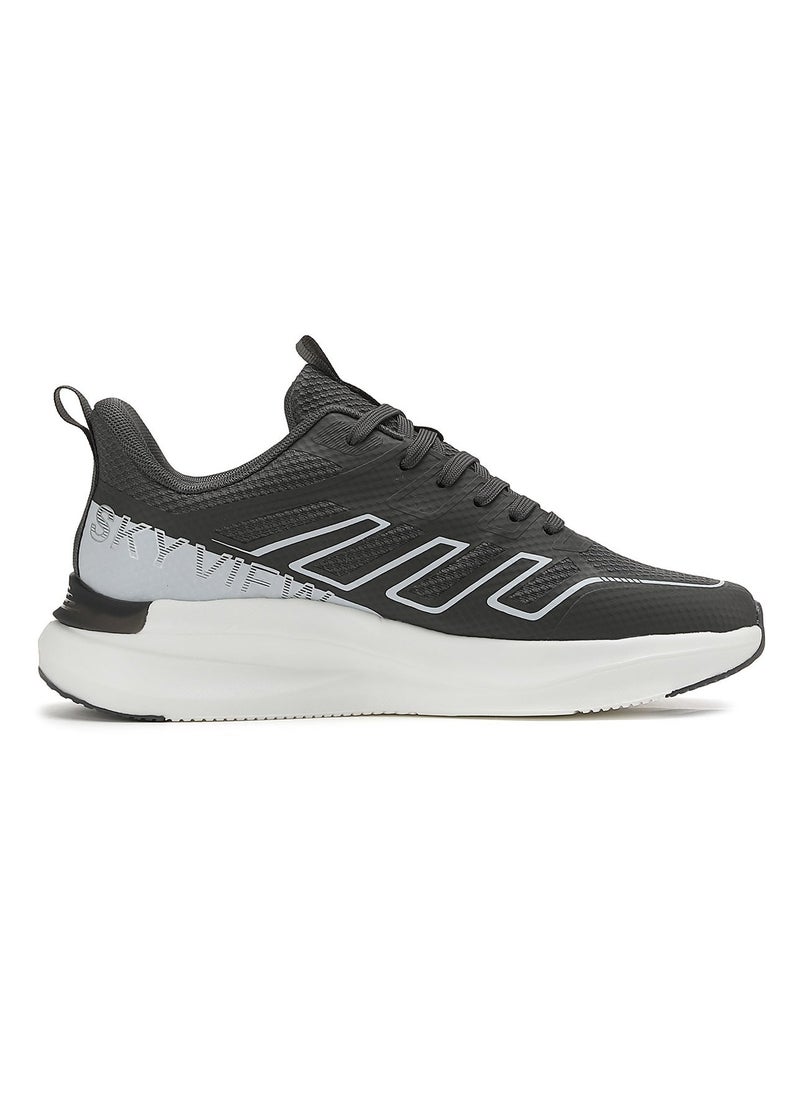 Sky View Athlesiure Men's Lace Up Walking Shoes Running Comfortable Tennis Breathable Non Slip Athletic Sports Shoes Gym Workout Cross Training Sneakers With Non-Slip Backing  - Image 2
