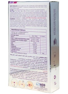 Saco Vitamin Melatonin 1.5 mg for a Peaceful Sleep as it helps regulate the body's sleep-wake cycle - in the form of slices with mint flavor 30 slices  - Image 4