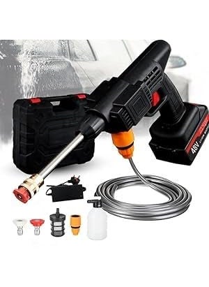 THE VENTI The Venti 48V Portable Pressure Washer withRechargeableCordless Pressure Washer GunHandheld Pressure Washer for CarCar Washer Gun Type 1 Single Battery  - Image 2