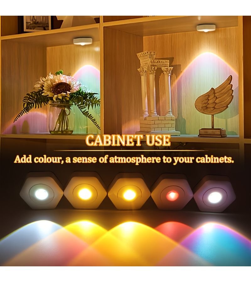 Sunset Red LED Touch Light Photography Ambient Light Stick On Lighting Fixture Under Kitchen Cabinet Fishing Tackle Box Bookshelf - Image 2