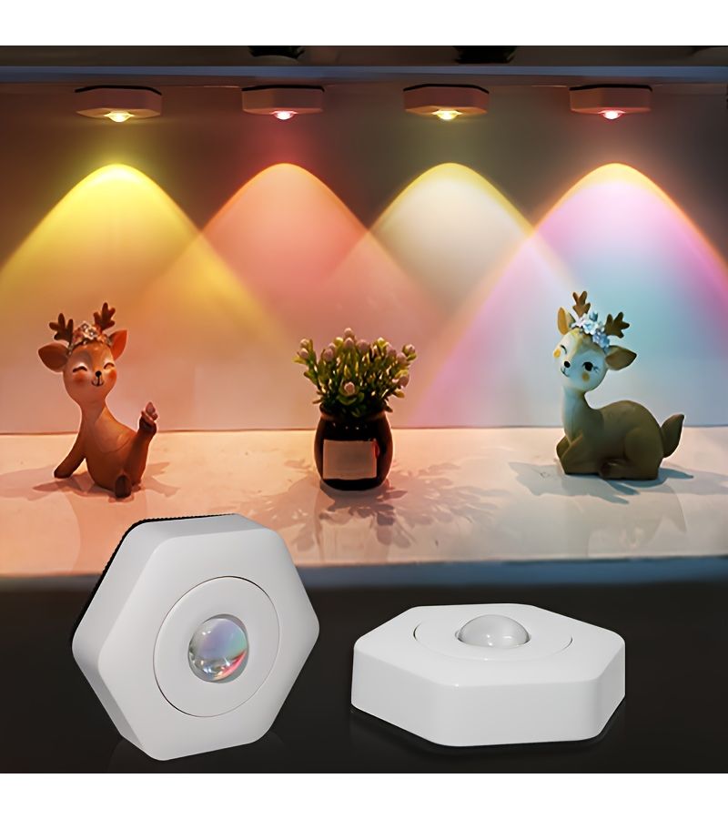 Sunset Red LED Touch Light Photography Ambient Light Stick On Lighting Fixture Under Kitchen Cabinet Fishing Tackle Box Bookshelf - Image 1