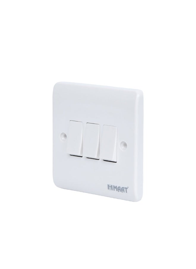 MAAT 3 Gang 2 way Plate Switch 