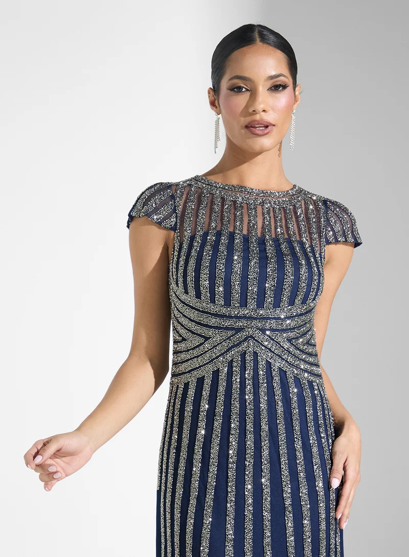 Namshi x Sequin Column Dress