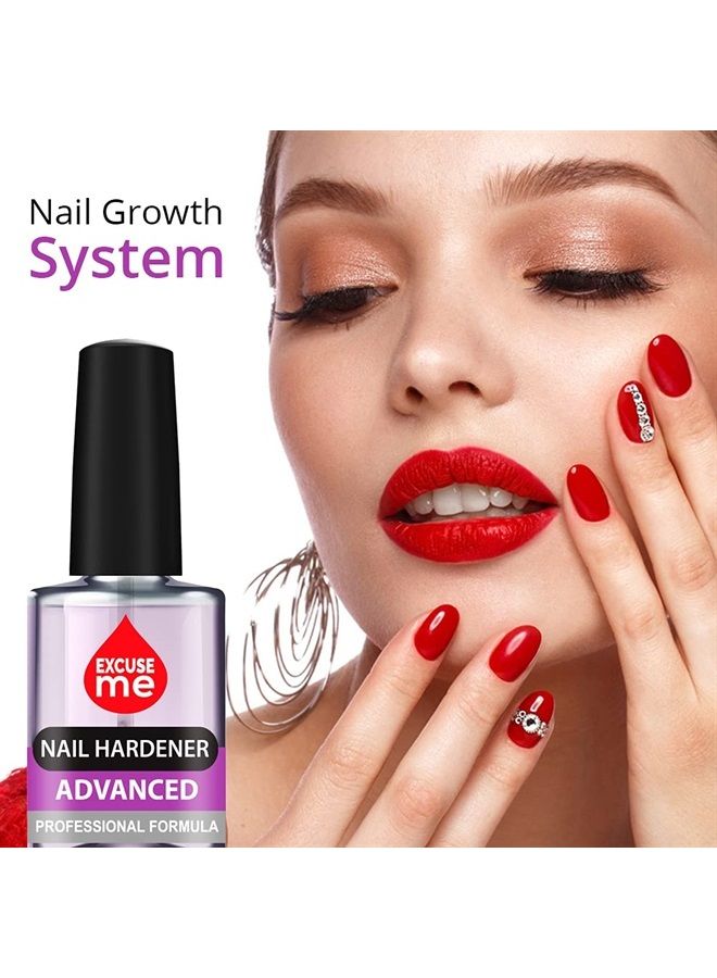 Karlash Excuse Me Nail Hardener Advanced Formula Strengthener Nail Growth System 0.5 oz - Image 2