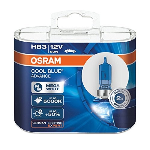 OSRAM 9005 HB3 12V 60W 5000K 9005CBA Cool Blue Advance Car Bulbs Halogen Head Light 2X - Image 1