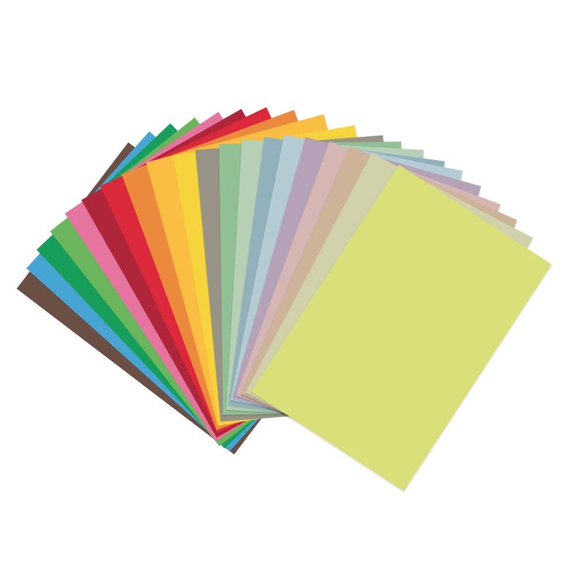 PaperPep Paper Pep Le Cirque Colour Sheets 80GSM A4 Multicolor Shades Assorted Pack of 80 Sheets - Image 4